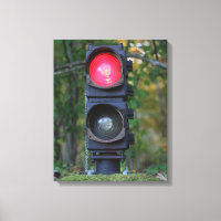 Antike GRS-Eisenbahnsignaldrucke Leinwand