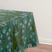 Antike Grün Blau William Morris Herbstblumen Tischdecke (Beispiel)