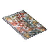 Antike Grunge Vintag Alte handgefertigte Wollteppi Notizblock (Rechte Seite)