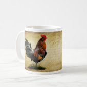 Antike Hahn-Kaffeetasse Kaffeetasse (Vorderseite Links)