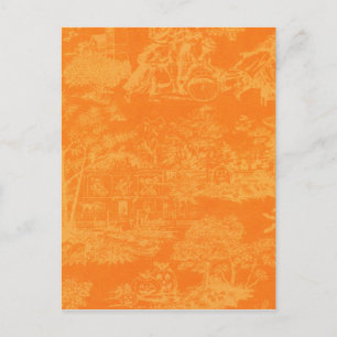 Antike Halloween-Dorf-Ansichtskarte Postkarte