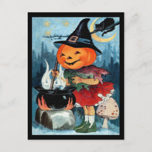 Antike Halloween-Postkarte Postkarte