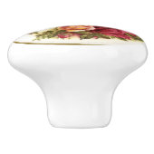 Antike handgemalte Limoges-China-Keramik-Griffe Keramikknauf (Seitenansicht)