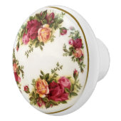 Antike handgemalte Limoges-China-Keramik-Griffe Keramikknauf (Rechts)