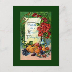 Antike Happy Thanksgiving Postcard Feiertagspostkarte