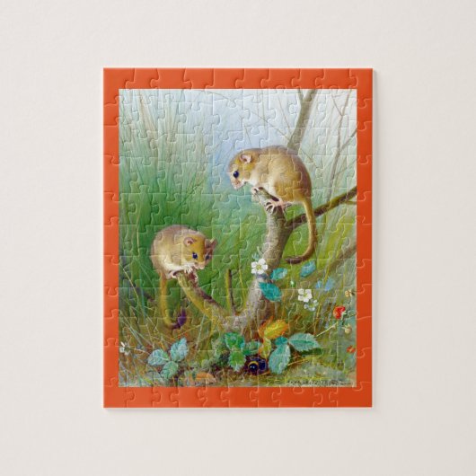 Antike Haselmäuse Puzzle (Vertikal)