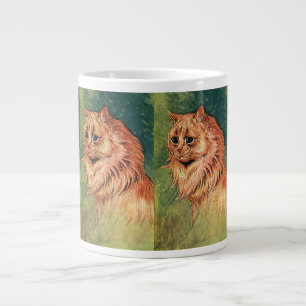 Antike Haustiere, Langhaarige Orange Katze Jumbo-Tasse