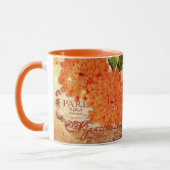 Antike Herbst-Chrysanthemen Tasse (Links)