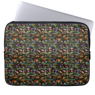 Antike Herbstblätter und Zimt – Vintage Herbst  Laptopschutzhülle