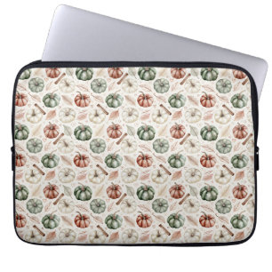 Antike Herbstblätter und Zimt – Vintage Herbst  Laptopschutzhülle