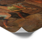 Antike Hexendarstellung Poster (Ecke)