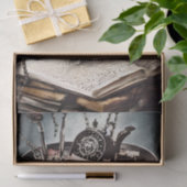 Antike Hexerei mit Cauldron und Zauberbüchern Seidenpapier (Geschenk)