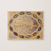 Antike Himmelskarte, Vintage Astrologie Puzzle (Horizontal)