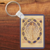 Antike Himmelskarte, Vintage Astrologie Schlüsselanhänger (Vorderseite)