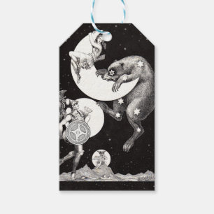 Antike himmlische Mondgöttin & Ursa Major Bär Geschenkanhänger