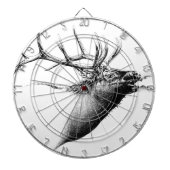 Antike Hirschkunst, die handgemachte Natur Dartscheibe (vorne)