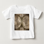 Antike historische Atlaskarte Kontinente Baby T-shirt (Vorderseite)