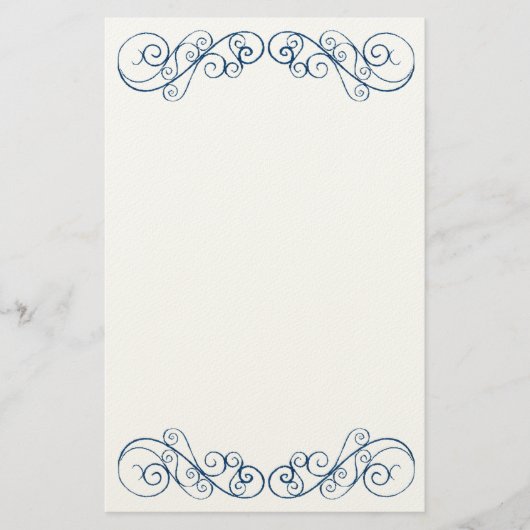 Antike Hochzeit Briefpapier (Vorderseite)