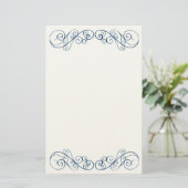 Antike Hochzeit Briefpapier (Stehend Vorderseite)
