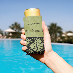 Antike Hochzeit, viktorianische Weinrebenblätter Selters Dosenkühler