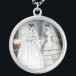 Antike Hochzeitskleider Versilberte Kette<br><div class="desc">Vintage Kleider für Vintage Bräute - diese Kleider stammen aus den 80er Jahren.</div>