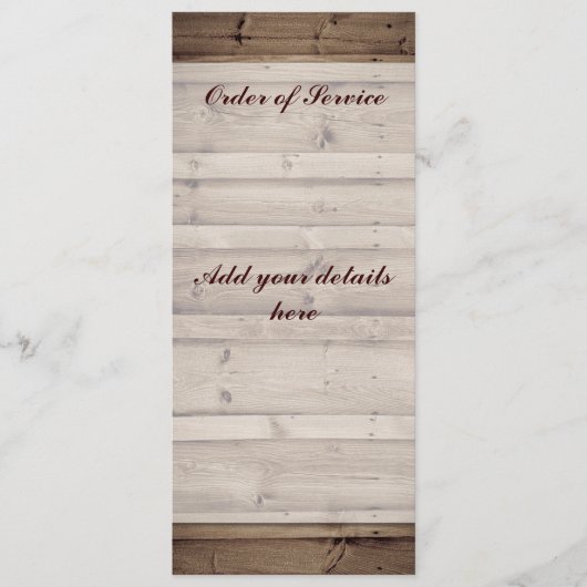 Antike Holzsortierung Programm (Vorderseite)