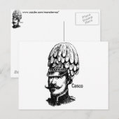 Antike Hüte Postkarte (Vorne/Hinten)