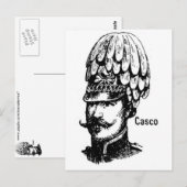 Antike Hüte Postkarte (Vorne/Hinten)
