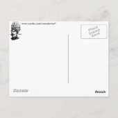 Antike Hüte Postkarte (Rückseite)