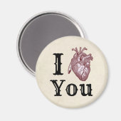 Antike Ich heiße dich Magnet (Vorderseite/Rückseite)