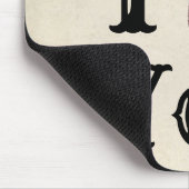 Antike Ich heiße dich Mousepad (Ecke)