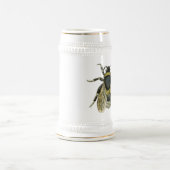 Antike Illustration der Biene Bierglas (Mittel)