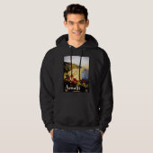 Antike Illustration Italien Amalfi-Küste Antik Jo Hoodie (Vorne ganz)