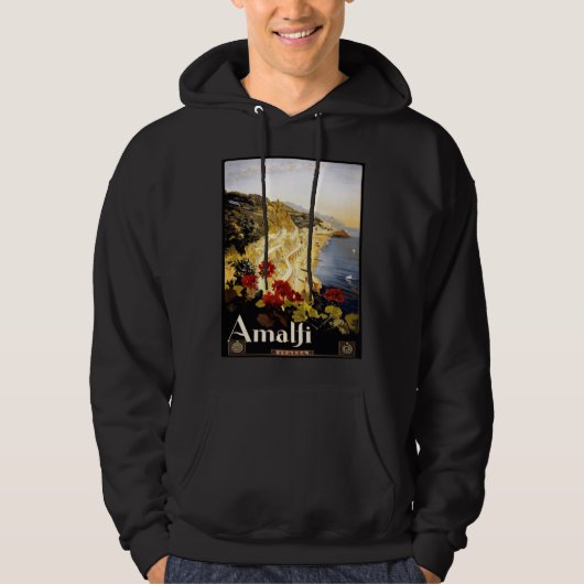 Antike Illustration Italien Amalfi-Küste Antik Jo Hoodie (Vorderseite)