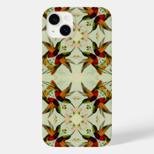 Antike Illustration Kolibris und Blumen Case-Mate iPhone Hülle