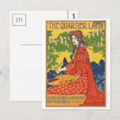 Antike Illustrierte Postkarte (Vorne/Hinten)