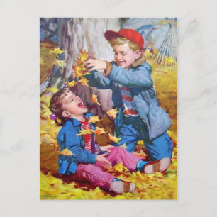 Antike Illustrierte Postkarte