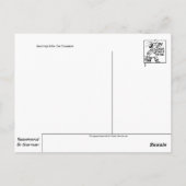 Antike Illustrierte Postkarte (Rückseite)