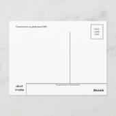 Antike Illustrierte Postkarte (Rückseite)