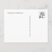 Antike Illustrierte Postkarte (Rückseite)