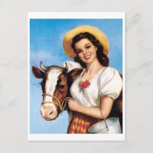 Antike Illustrierte Postkarte