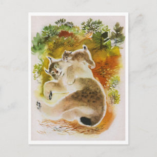 Antike Illustrierte Postkarte