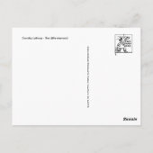 Antike Illustrierte Postkarte (Rückseite)