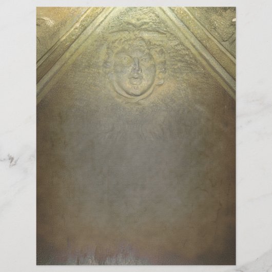 Antike Imitat Bronze mit Medallion (Vorderseite)