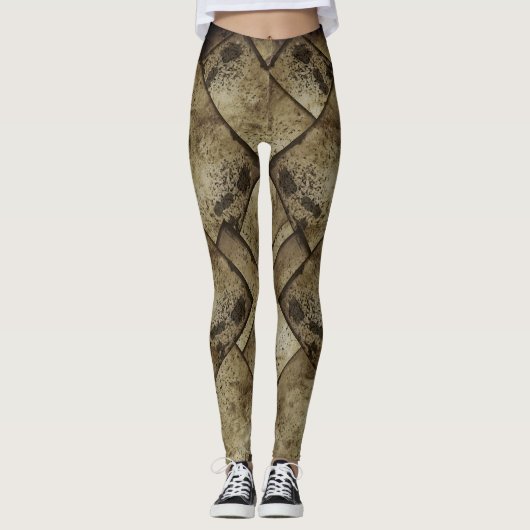 Antike in Braun Leggings (Vorderseite)