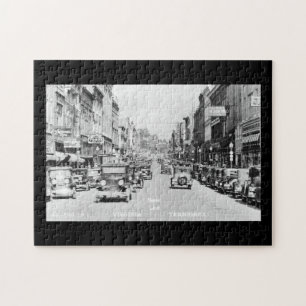 Antike Innenstadt Bristol VA TN Postkarte Puzzle