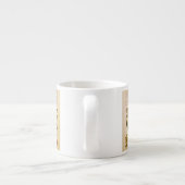 Antike Insekten, Blumen, trägt Hoefnagel Früchte Espressotasse (Rückseite)