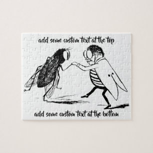 Antike Insekten tanzen; Schmeißfliege Puzzle