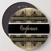 Antike Irak Bagdad Buniya-Moschee Button (Vorne & Hinten)