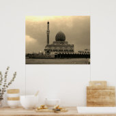 Antike Irak Bagdad Buniya-Moschee Poster (Küche)
